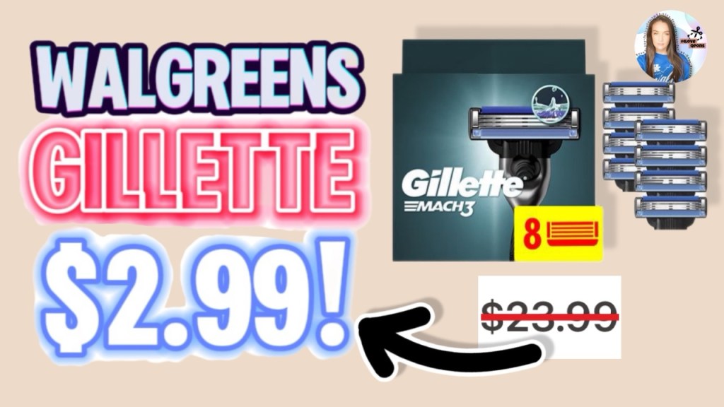 Gillette Mach 3 Refills from $23 down to $2.99 at&nbsp;Walgreens!