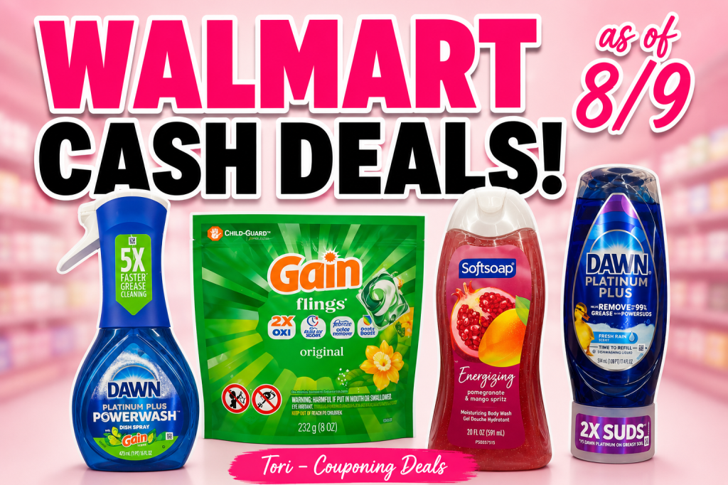 Walmart Cash Deals This Week: 97¢ Downy, $2.94 Dawn & More |&nbsp;8/9